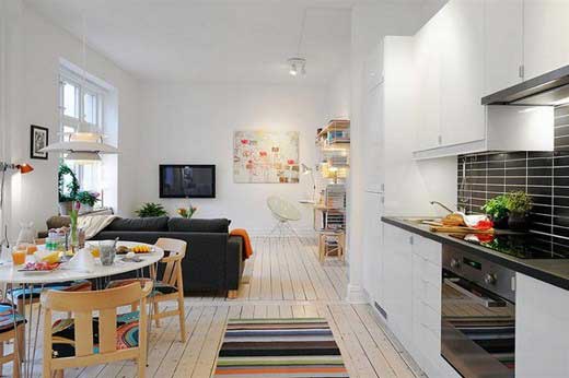 Интерьеры маленьких квартир в разных стилях с фото — INMYROOM