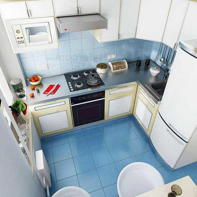 Дизайн маленькой кухни 5 кв. м