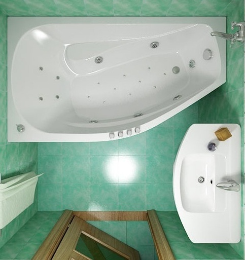 Ванные комнаты маленького размера